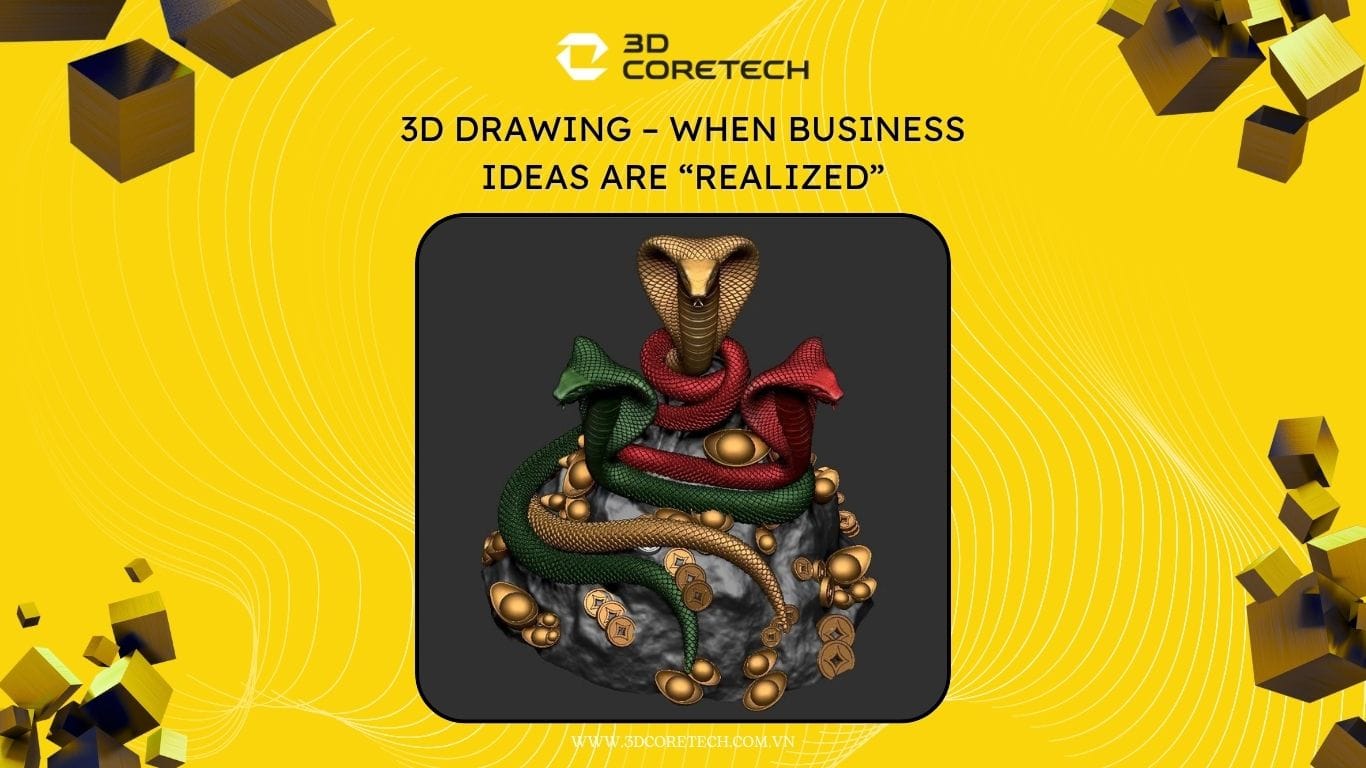 Dịch vụ vẽ tượng 3D tại 3D CoreTech
