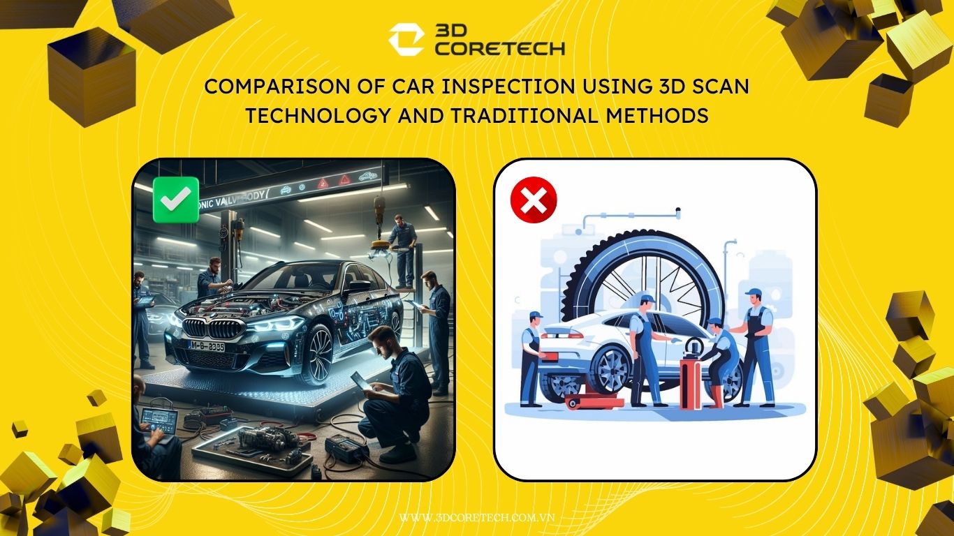 So sánh đo kiểm xe ô tô tại 3D CoreTech