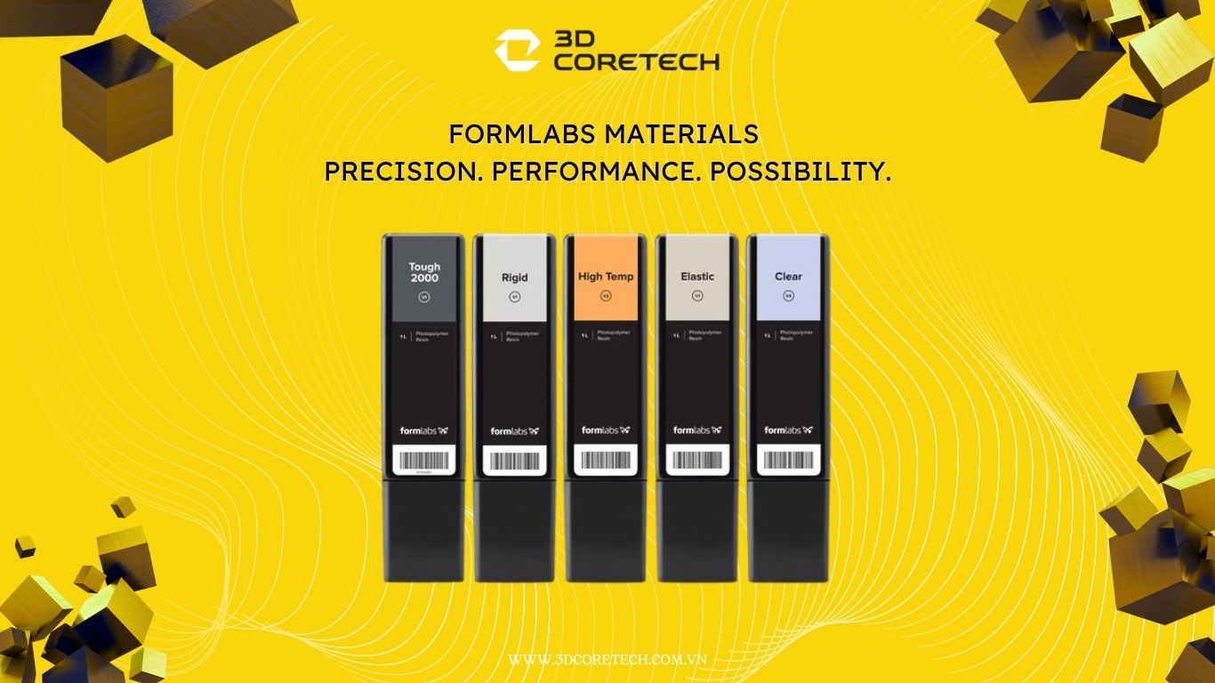 resin Formlabs tiêu chuẩn, nhựa tiêu chuẩn Formlabs, resin tạo mẫu 3D, resin đa năng
