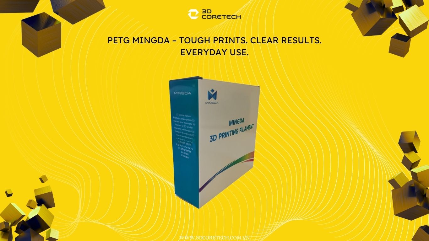 PETG MingDa, PETG MingDa trong suốt, PETG dễ in, PETG ứng dụng tiêu dùng