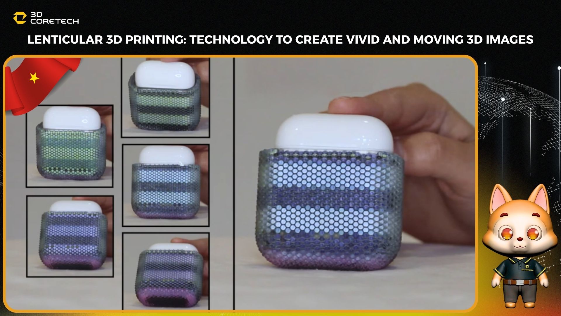 In 3D Lenticular: Công nghệ tạo ảnh 3D sống động và chuyển động