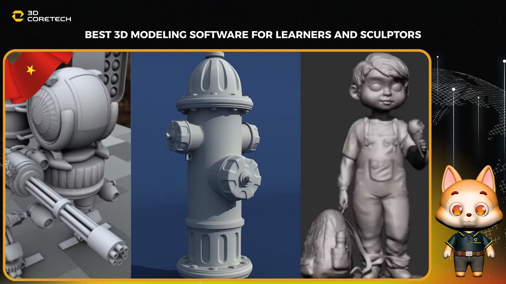 Phần mềm vẽ tượng 3D tốt nhất cho người học và điêu khắc