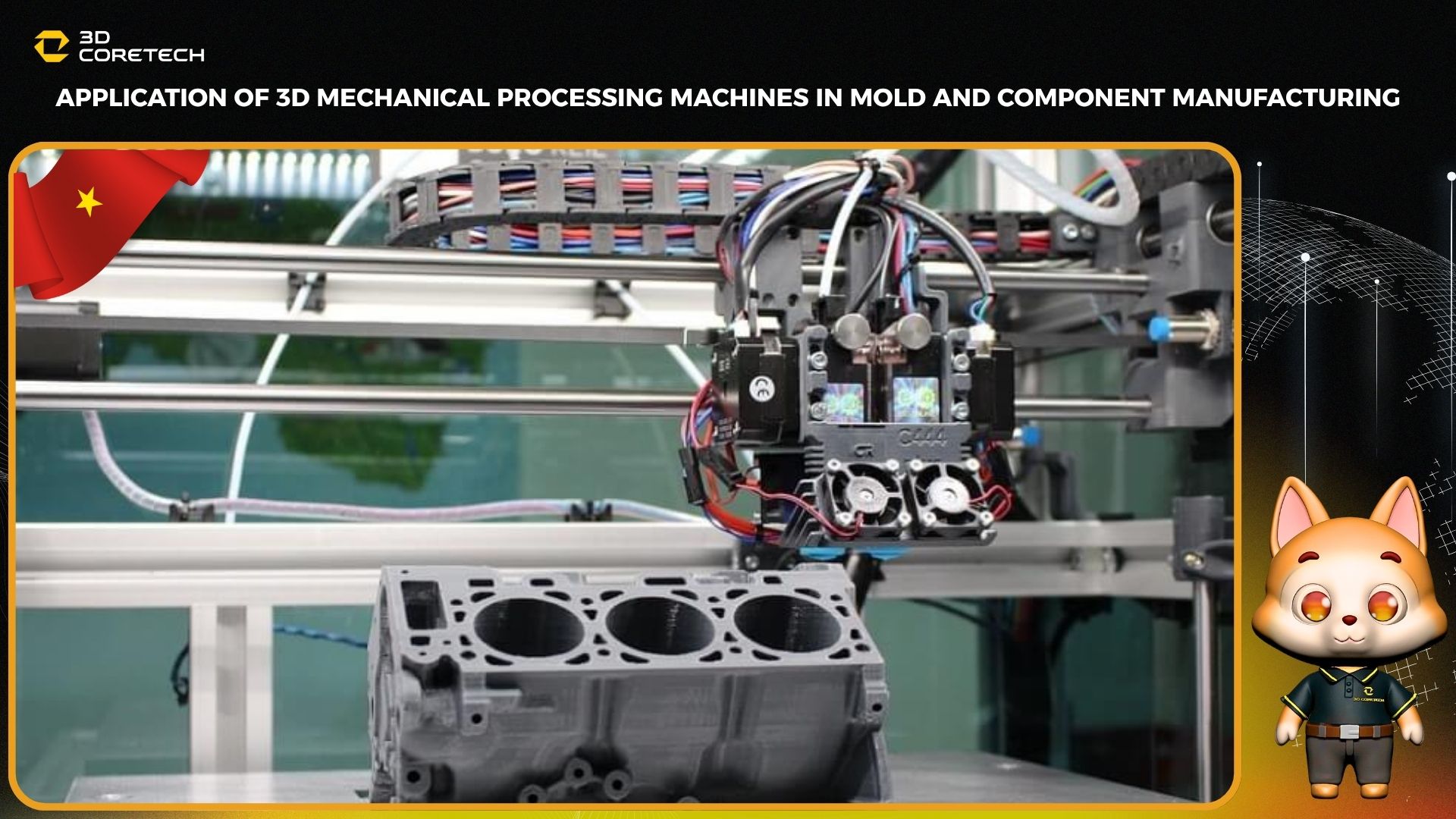 Ứng dụng máy gia công cơ khí 3D trong chế tạo khuôn mẫu và linh kiện
