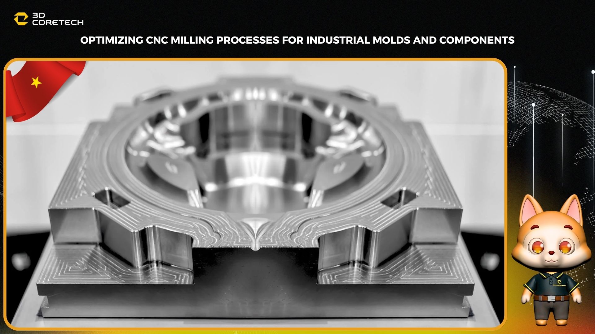 Tối ưu quy trình phay CNC cho khuôn mẫu và linh kiện công nghiệp