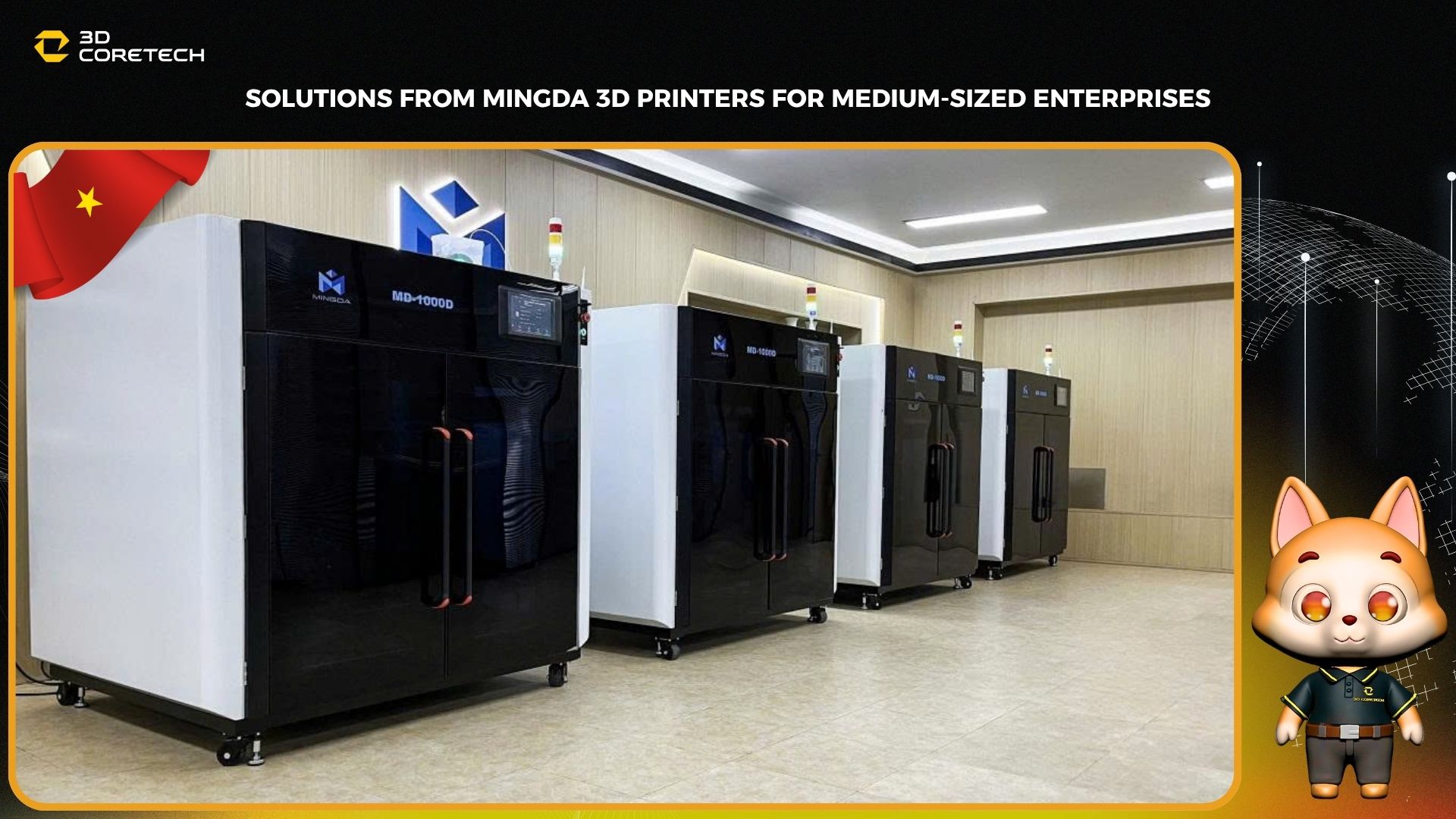 Giải pháp từ máy in Mingda 3D cho doanh nghiệp vừa