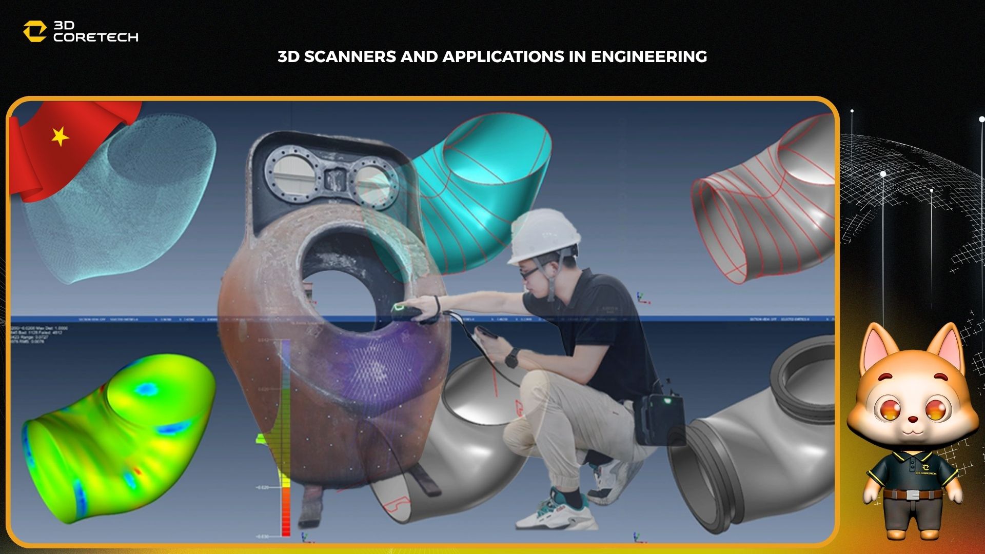 Máy quét 3D và ứng dụng trong ngành kỹ thuật