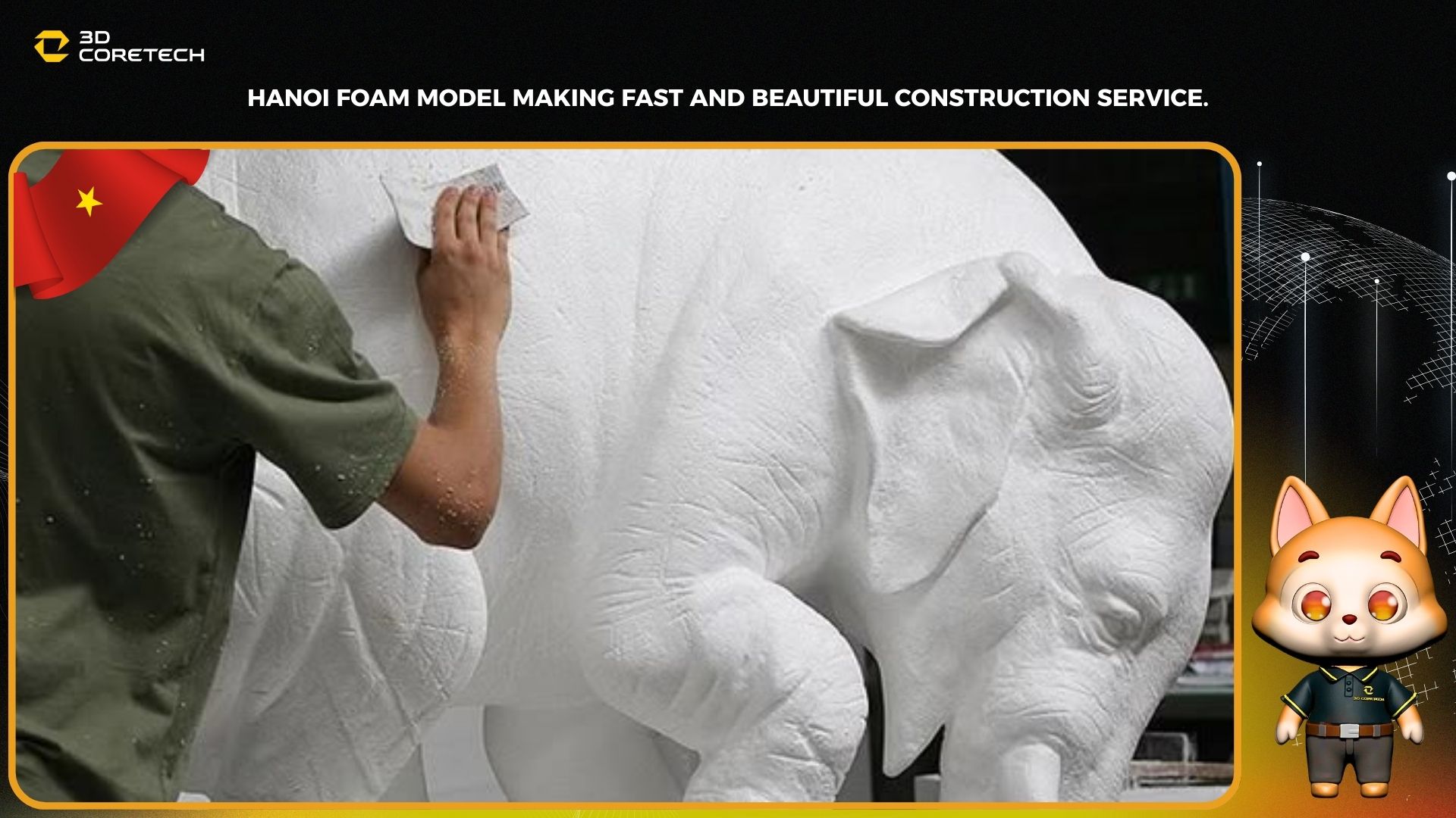 Mô hình xốp Hà Nội địa chỉ thi công nhanh, đẹp