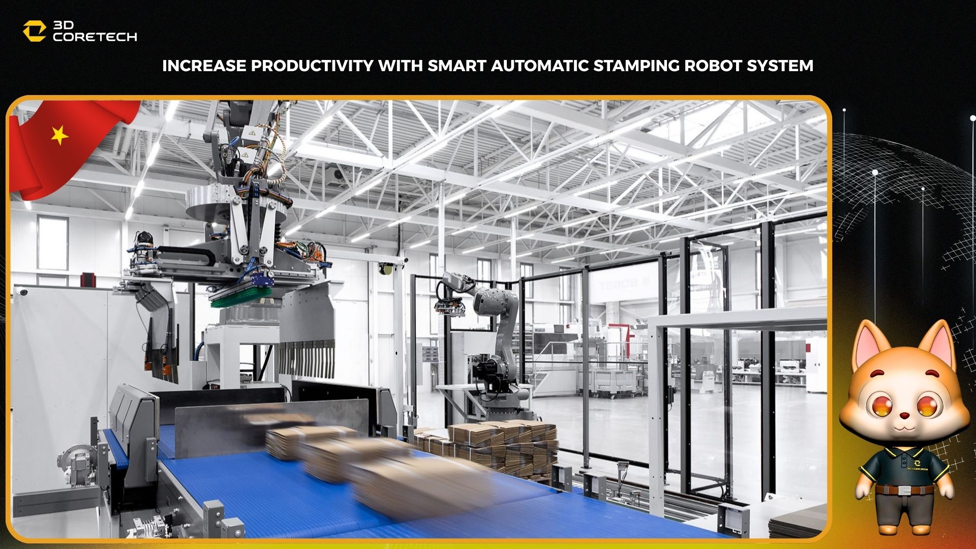 Tăng năng suất với hệ thống robot dập tự động thông minh