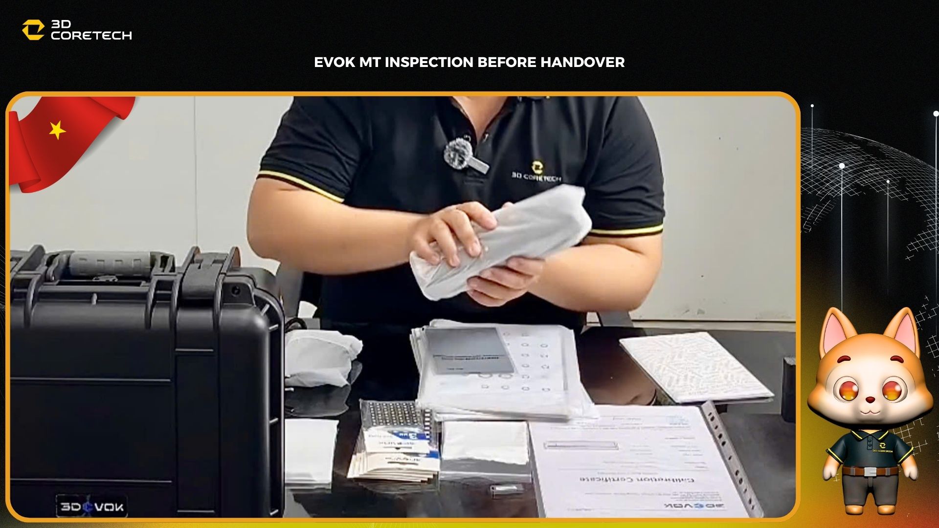 Kiểm Tra EVOK MT Trước Khi Bàn Giao