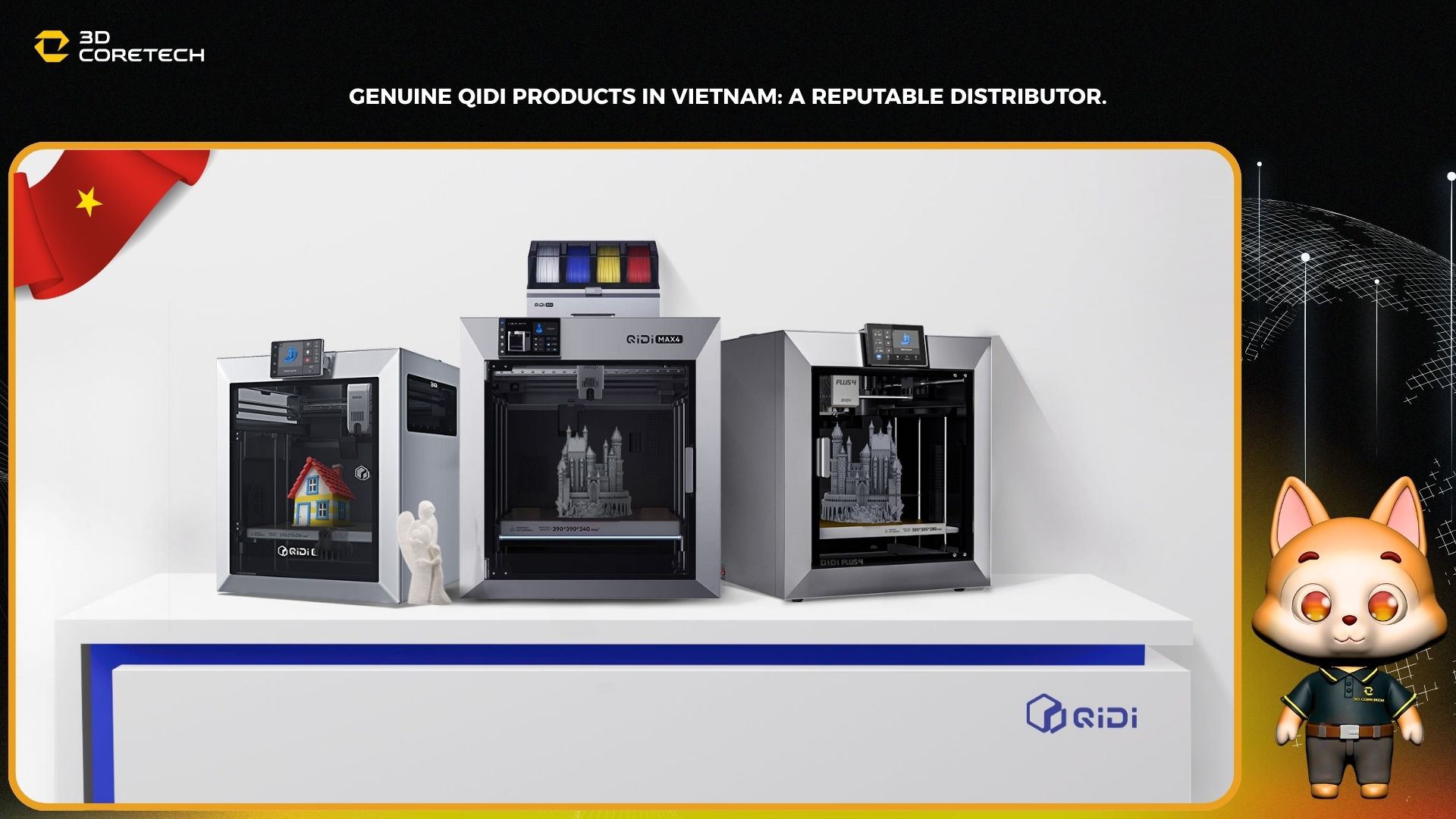 QiDi chính hãng tại Việt Nam: Nhà phân phối qidi việt nam uy tín