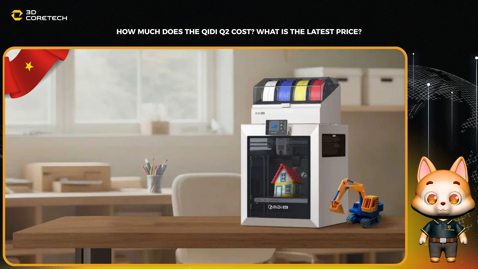 QiDi Q2 giá bao nhiêu? Báo giá mới nhất hiện nay