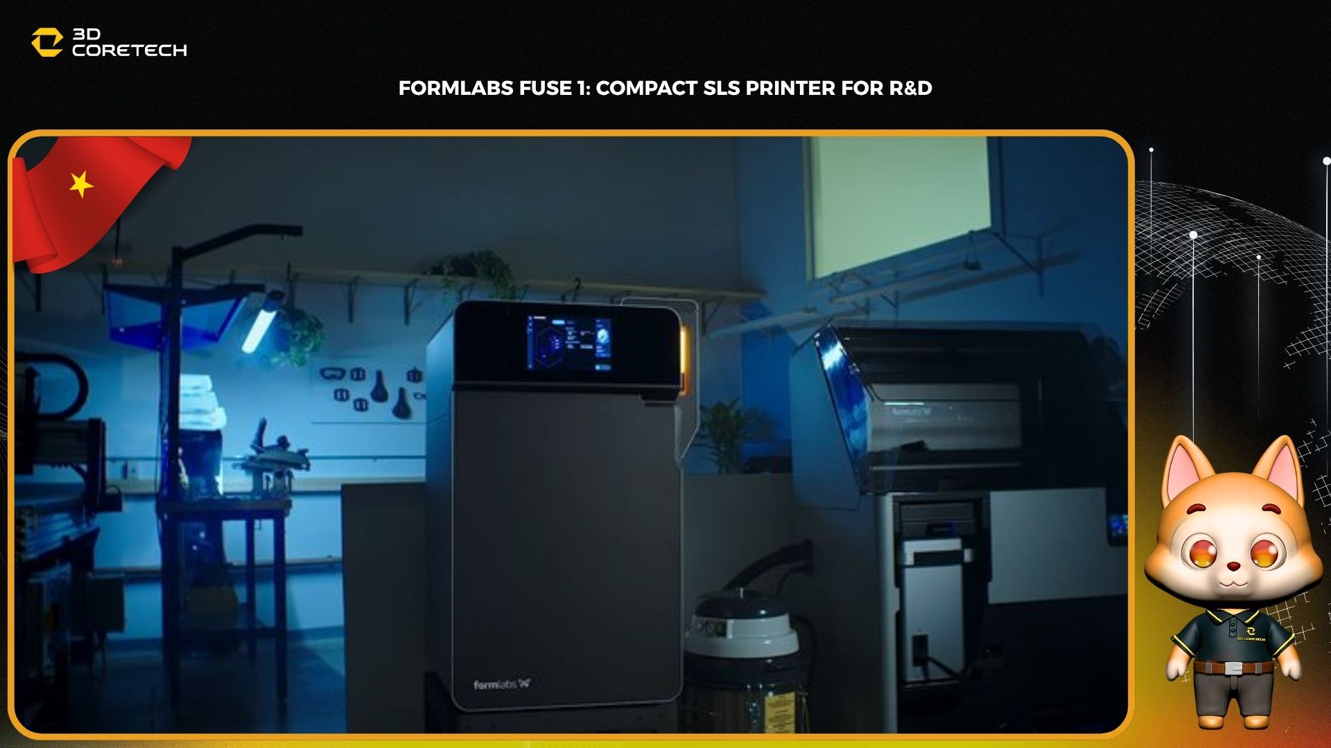 Formlabs Fuse 1: Máy in SLS nhỏ gọn cho R&D